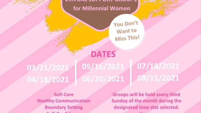 Melanated Mentors Presents Virtual Support Groups for Millennial Women! - REGISTER TODAY! 