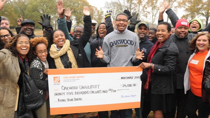 Tougaloo,Talladega, and West Virginia State Among The Winners of The Home Depot Retool Your School HBCU Contest