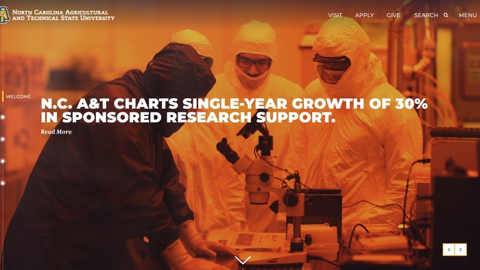 N.C. A&T Charts Single-Year Growth of 30% in Sponsored Research Support