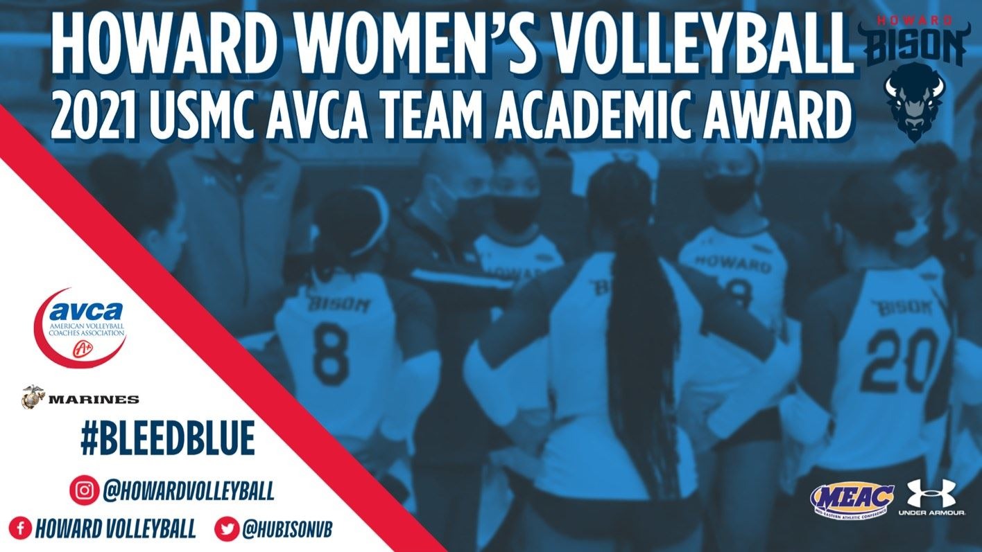 Howard Volleyball Receives USMC/AVCA Team Academic Award