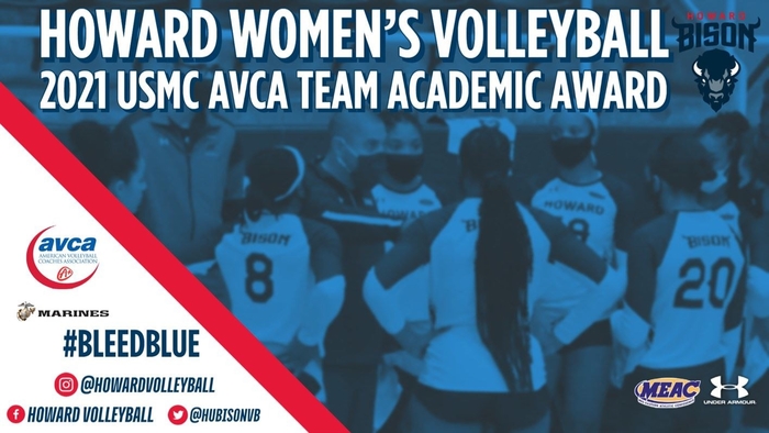 Howard Volleyball Receives USMC/AVCA Team Academic Award