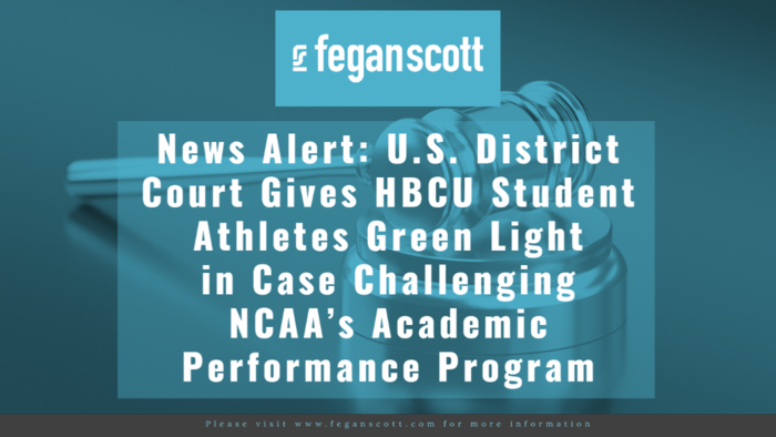 U.S. District Court Gives HBCU Student Athletes Green Light in Case Challenging NCAA�s Academic Performance Program  