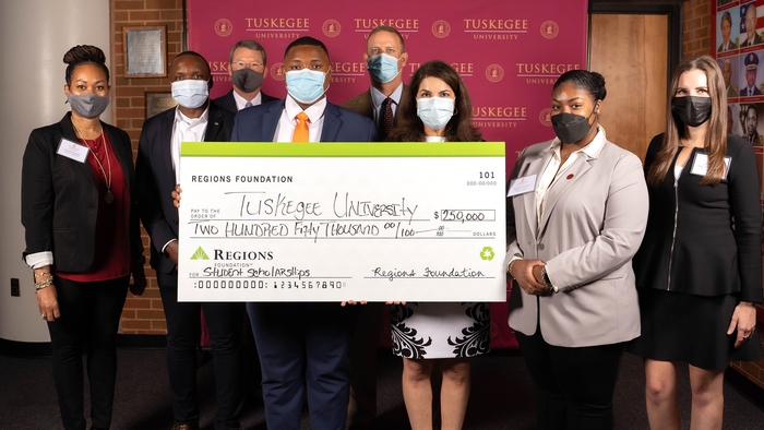 Regions Foundation Awards Tuskegee University a $250,000 Grant for Scholarships