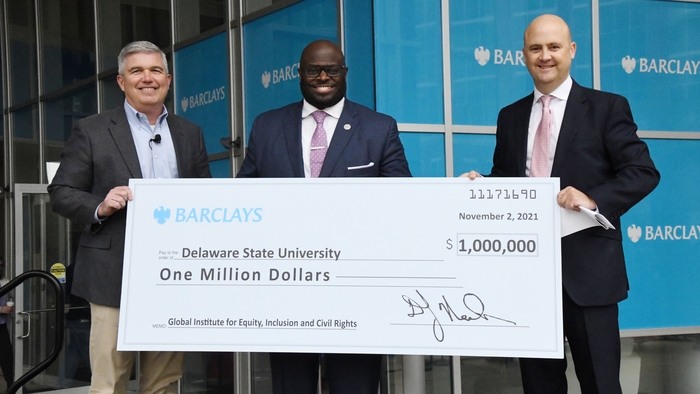 Barclays Donates $1M In Support Of Delaware State University�s Global Institute For Equity, Inclusion And Civil Rights