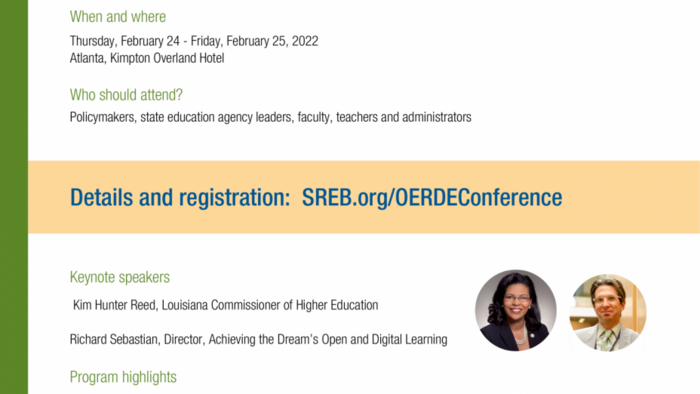 Join Conference to Hear How OER, Dual Enrollment, and CTE Increase Educational Access, Equity, and College Affordability.
