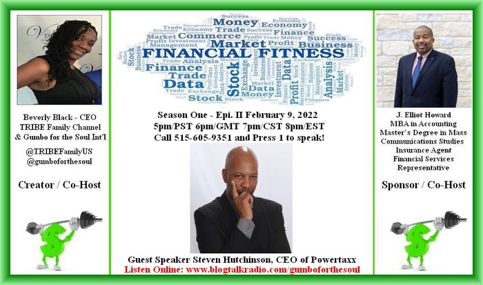 Financial Fitness - Season One - Epi. II - February 9, 2022 co-hosted x CEO Beverly Black and J. Elliot Howard