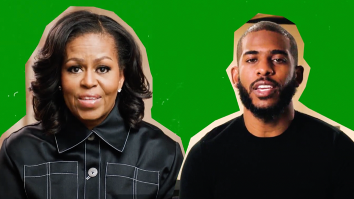 Former First Lady Michelle Obama and NBA Star Chris Paul Announce Vote Loud HBCU Squad Challenge