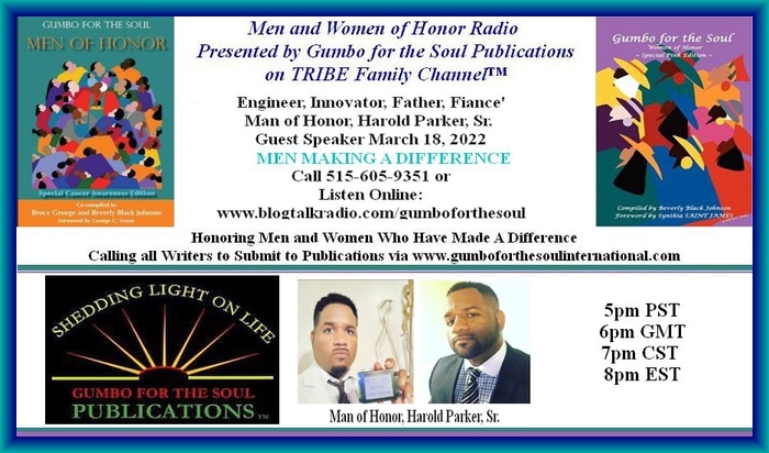 March 18, 2022 LIVE on TRIBE Family Channel:  Men and Women of Honor Radio