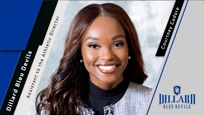 The Dillard Athletics Department Announces Courtney Cadore as the Assistant to the Athletic Director