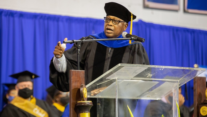 Clyburn Shares Signs of a Good Education with Voorhees University Graduates