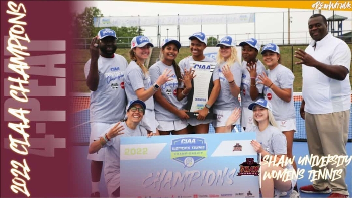 Shaw Wins Fourth Straight CIAA Women�s Tennis Title