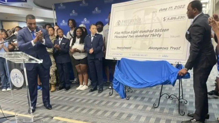 Fayetteville State University Receives $5.8M Gift from Anonymous Trust