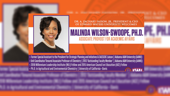Dr. Malinda Wilson-Swoope Appointed as New Associate Provost for Academic Affairs