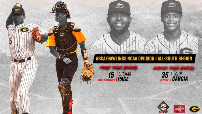Page and Garcia Named to ABCA/Rawlings All-Region Teams