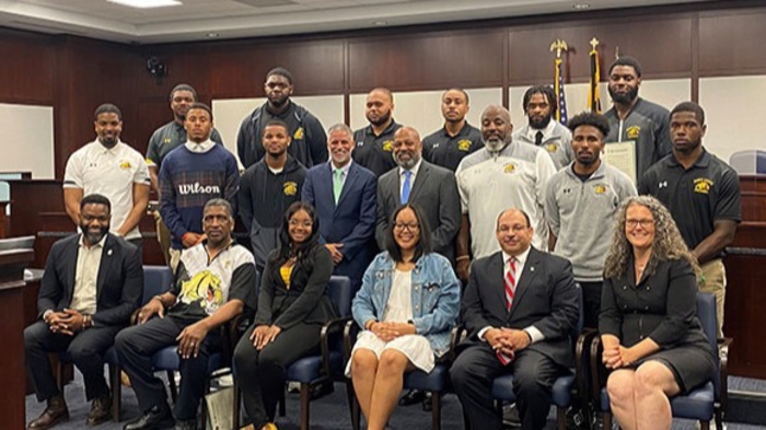 BSU Football and Women�s Bowling Honored