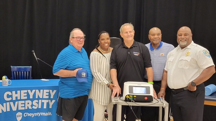 Former Cheyney Coach & Hall of Famer Donates Advanced Laser Technology for Student Athletes