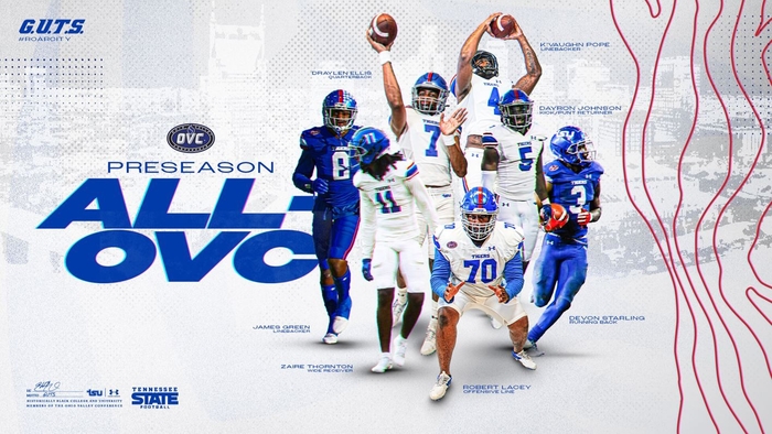 2022 All-OVC FB Preseason Team Announced; TSU Picked Fourth In Poll