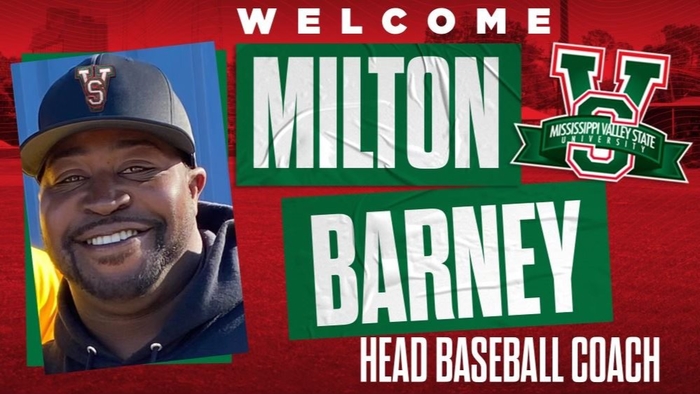 Milton Barney Tabbed To Lead MVSU Baseball Program