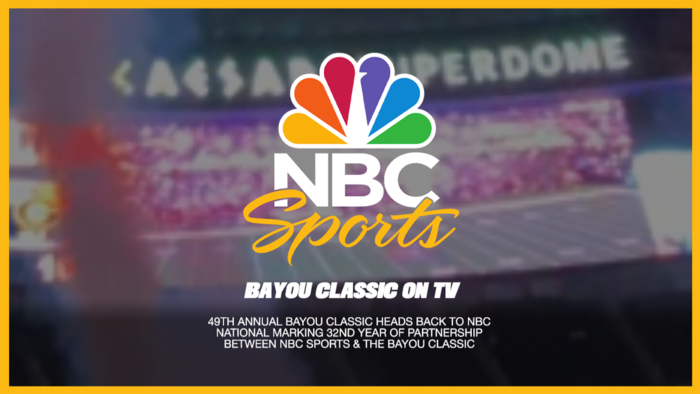 NBC Partnership Renews Bayou Classic Broadcast, Provides Students with Journalism Training