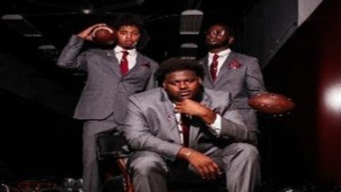 Texas Southern University football team debuts custom suits in collaboration with Michael Strahan� and Men�s Wearhouse
