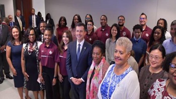 U.S. Secretary of Transportation Pete Buttigieg Visits Texas Southern University