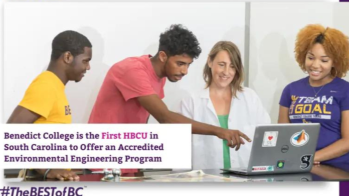 Benedict College is the First HBCU in South Carolina to Offer an Accredited Environmental Engineering Program