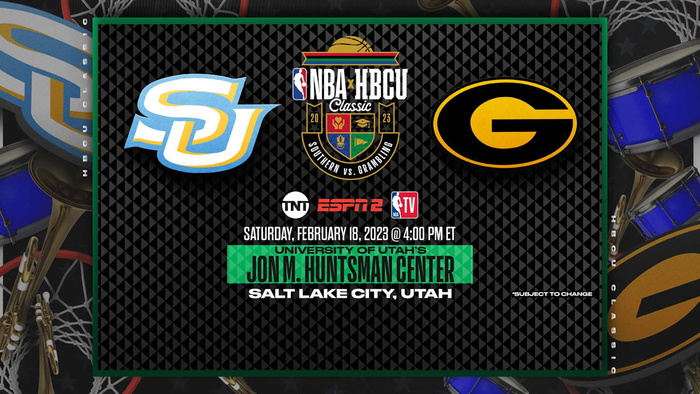 Grambling State University and Southern University to Play in NBA HBCU Classic as part of the 2023 NBA All-Star Weekend