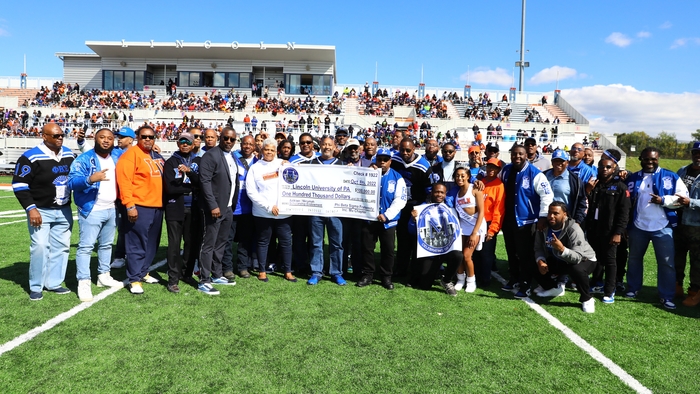 Phi Beta Sigma chapter donates $100k to Lincoln University or PA