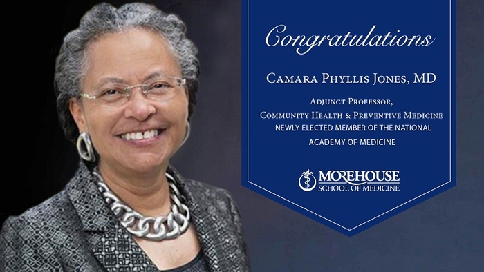 MSM Faculty Member Dr. Camara Phyllis Jones is Elected to National Academy of Medicine
