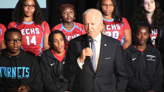 President Biden Speaks about Student Debt Relief at Delaware State University