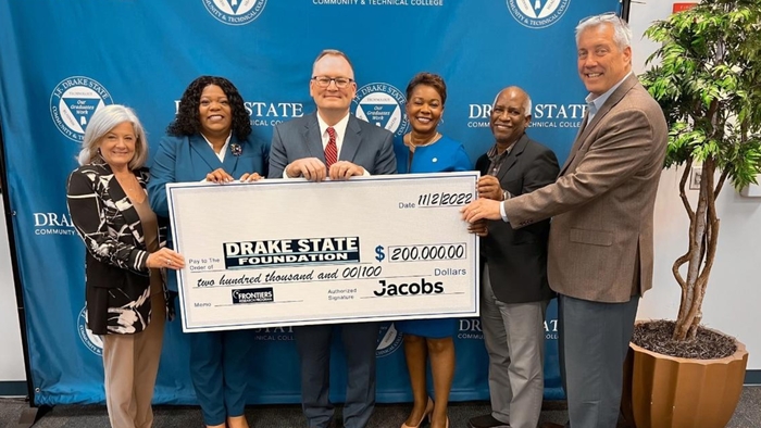 Jacobs Donates $200K to Support Drake State�s Frontiers Research Program and Industry Diversity