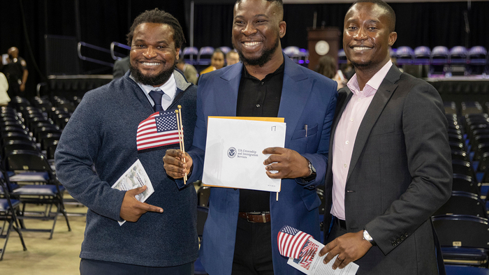 Virginia State University Hosts A Federal Natualization Ceremony