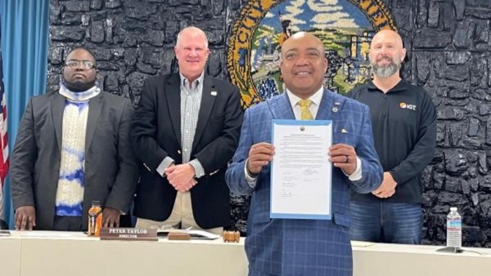 Bluefield City Board Honors BSU Chancellor Garry Moore