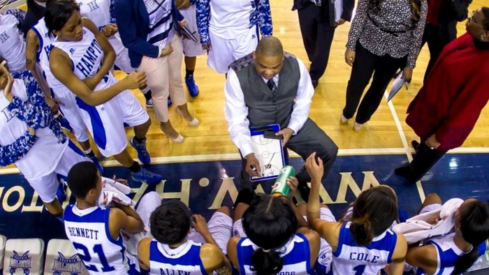 The Hampton University women took care of Saint Peter�s on the road on Wednesday evening.