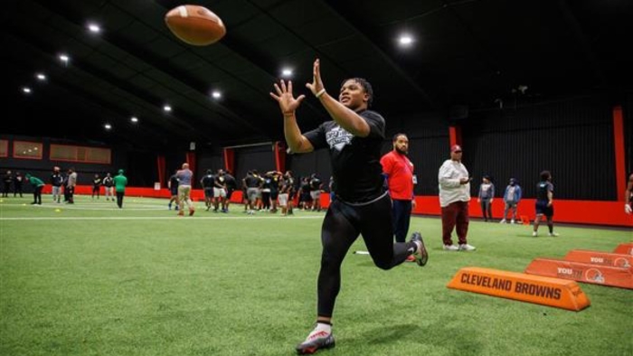 John Marshall Player offered scholarship after HBCU Football Combine