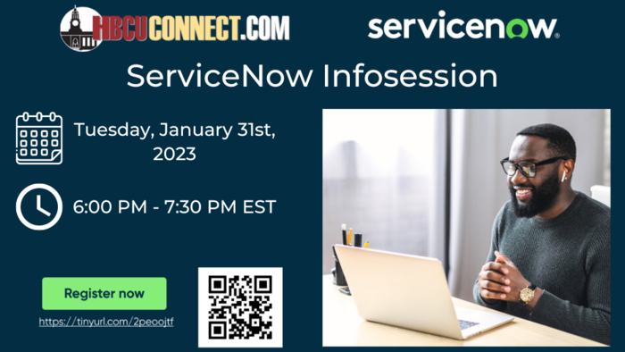 Save the date!  ServiceNow - HBCU CONNECT Internship Recruitment Event is Comming Up on January 31st, 2023!