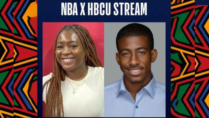 NBA X HBCU Stream Will Feature Student Journalists Miles Johnson and Zoria McClerklin