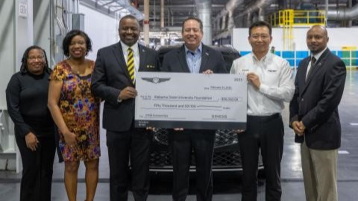 Hyundai Presents HBCU Alabama State University with $50,000 Donation