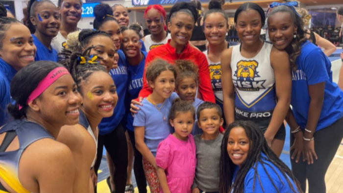 Groundbreaking Gymnast Dawes Cheers on HBCU�s Historic Achievement