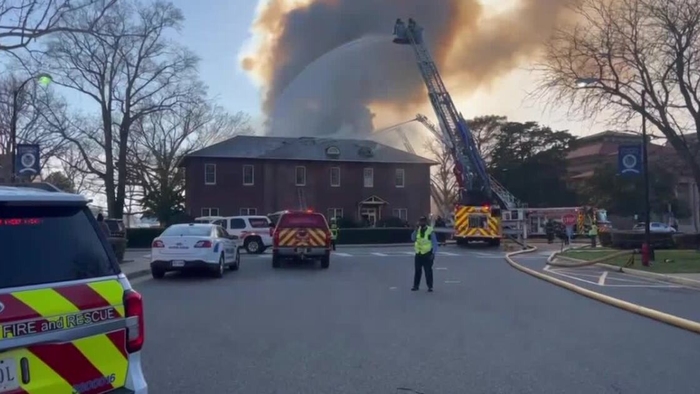 Students, Faculty evacuated after fire at Hampton University