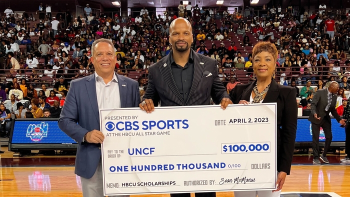 CBS SPORTS DONATES $100,000 to UNCF During HBCU ALL-STAR GAME