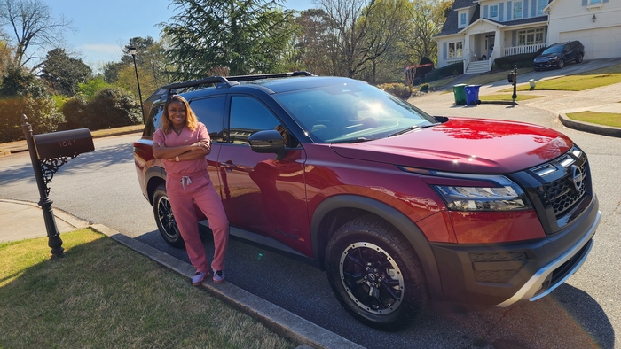 On the Road through Medical School in Her Loyal Nissan Pathfinder