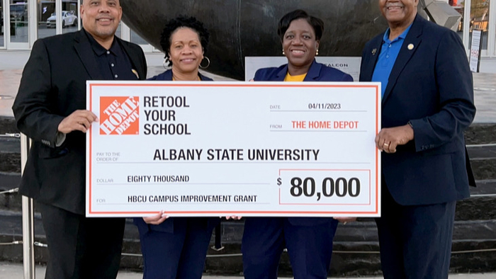 Albany State University Receives $80,000 Grant from The Home Depot