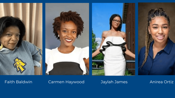 THREE N.C. A&T STUDENTS, ALUMNA INTERN WITH NCDHHS DIVISION OF PUBLIC HEALTH