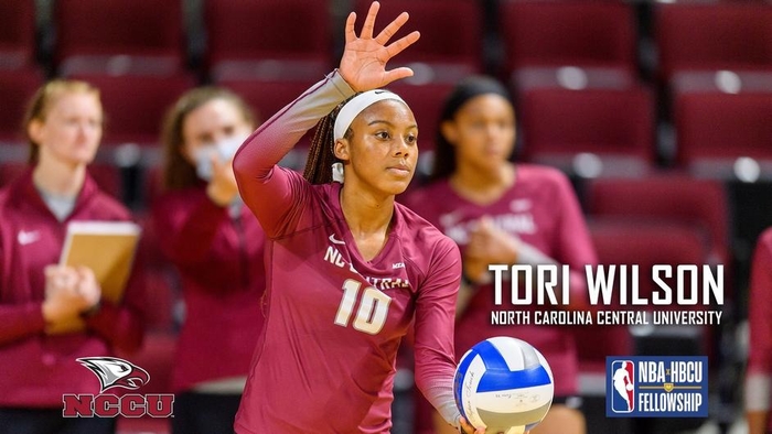 Wilson of NCCU Volleyball Chosen for NBA HBCU Fellowship Program