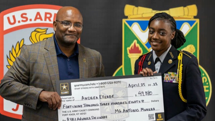 Raider Cadet signs ROTC scholarship with HBCU