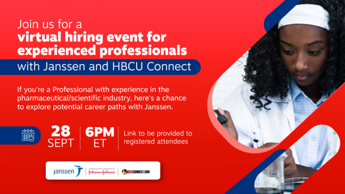 Register Now for Your Chance to Chat with Janssen Recruiters and Learn About Exciting Career Opportunities