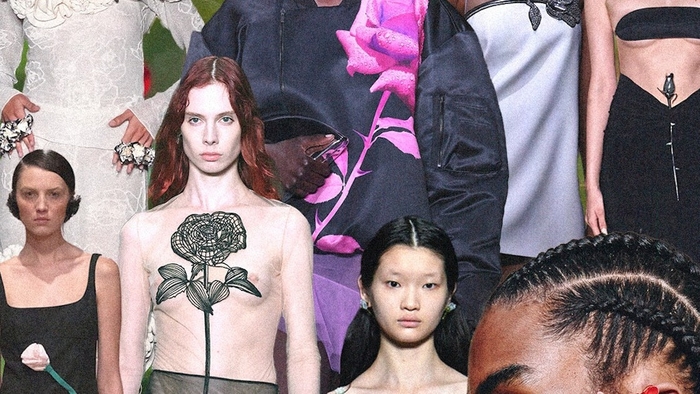 Long-Stem Roses Are in Full Bloom at Fashion Week