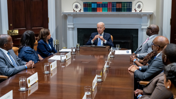 President Joe Biden And Vice President Kamala Harris Hold HBCU Roundtable Discussion