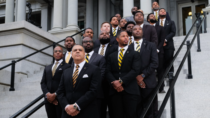  The White House Turned Black and Gold Thanks To The Men Of Alpha Phi Alpha Fraternity